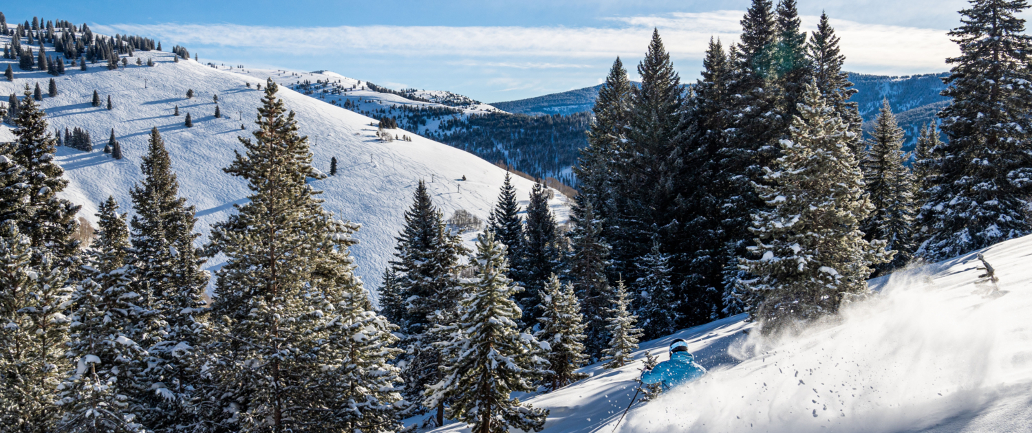 Vail med pudersnöåkning