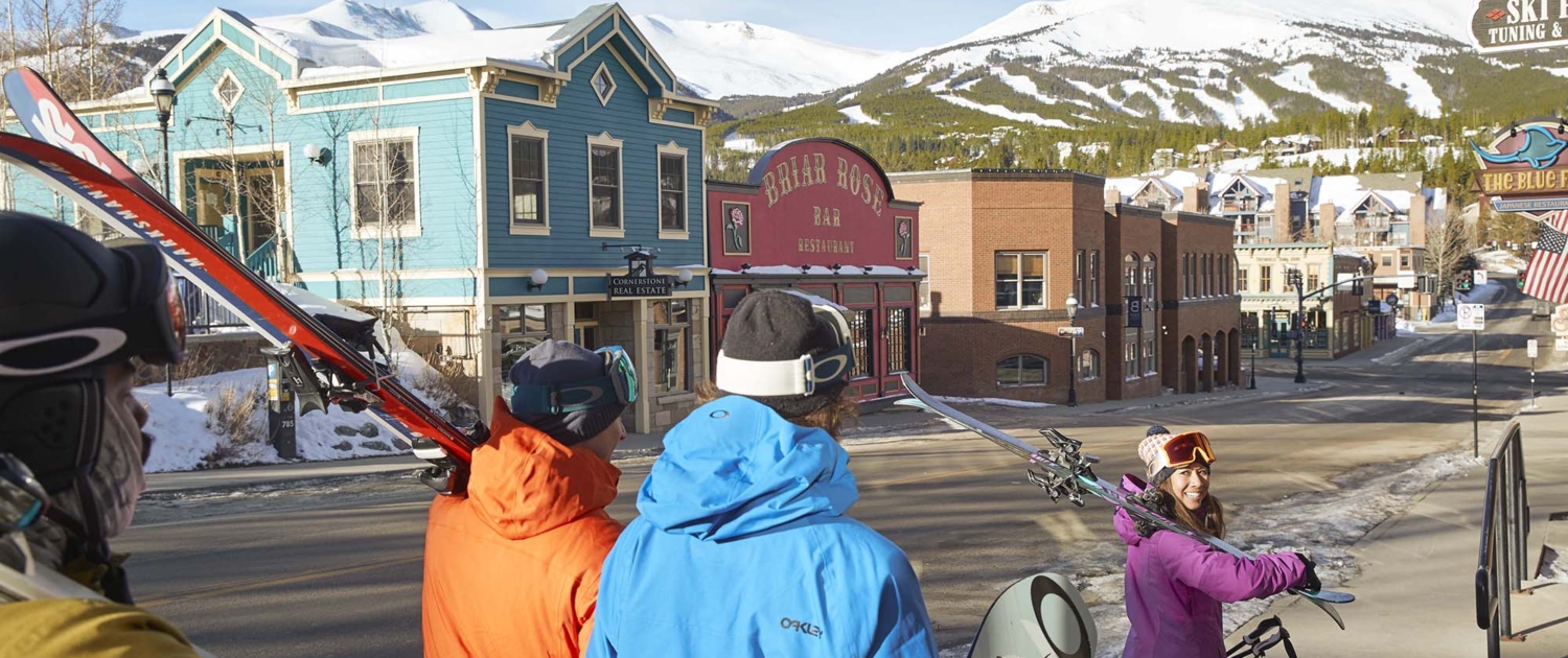 Breckenridge Downtown - på väg till backen